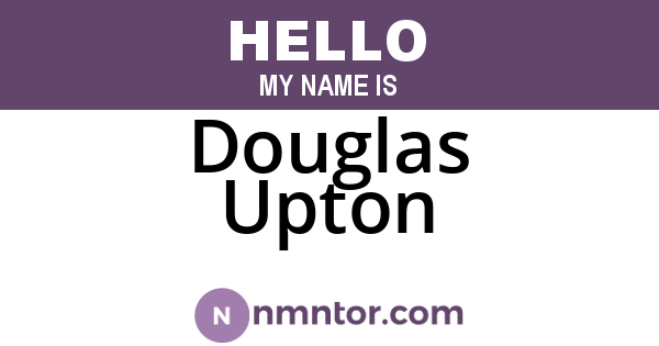 Douglas Upton