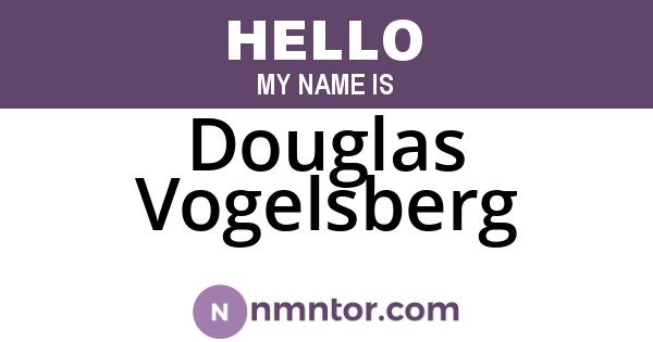 Douglas Vogelsberg