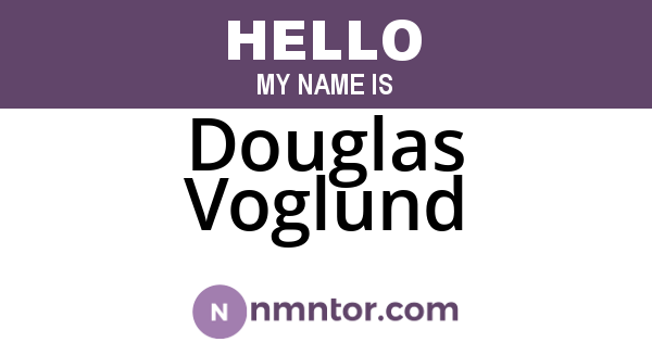 Douglas Voglund