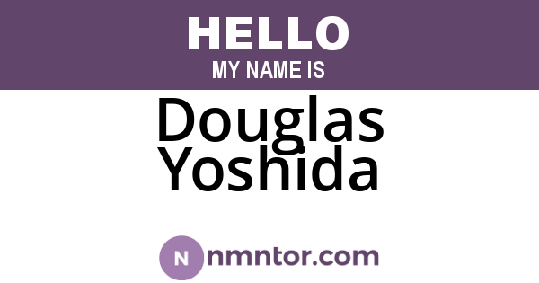 Douglas Yoshida