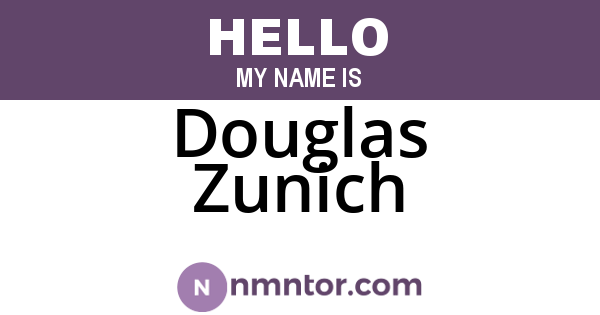 Douglas Zunich