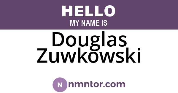 Douglas Zuwkowski