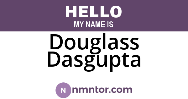 Douglass Dasgupta