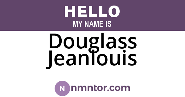 Douglass Jeanlouis