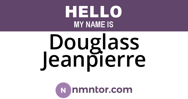 Douglass Jeanpierre