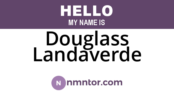 Douglass Landaverde
