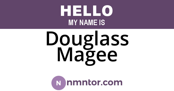 Douglass Magee