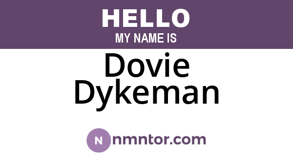 Dovie Dykeman