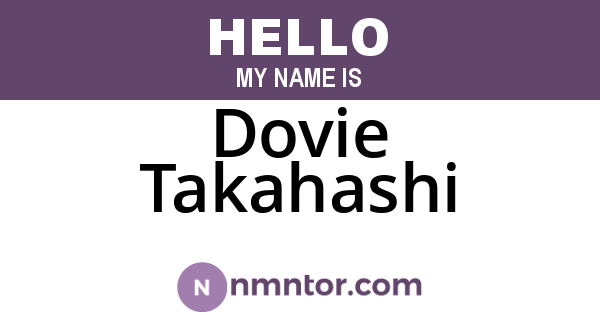 Dovie Takahashi