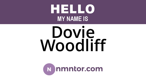 Dovie Woodliff