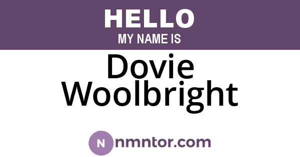 Dovie Woolbright