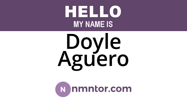 Doyle Aguero