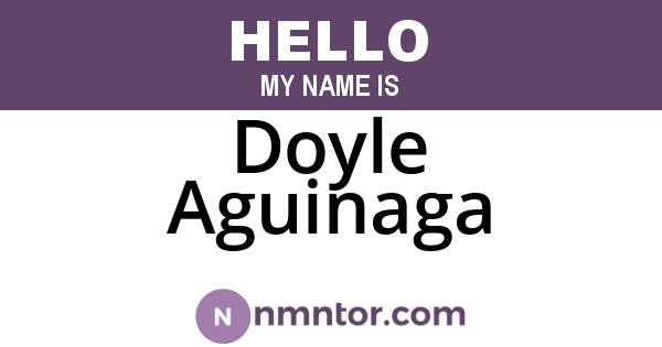 Doyle Aguinaga