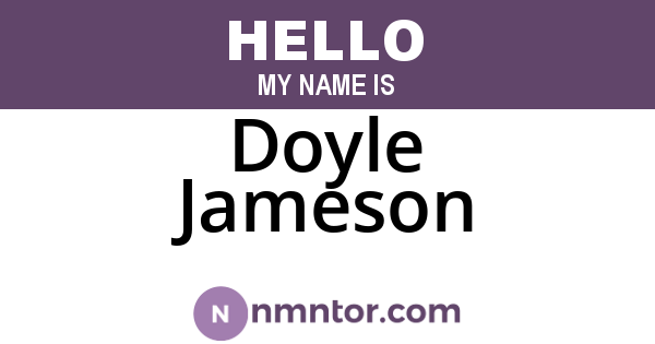 Doyle Jameson