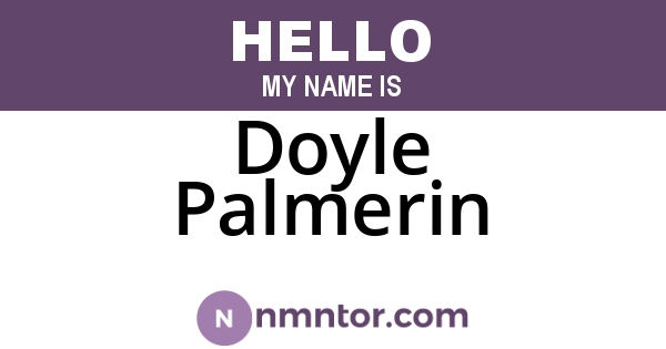 Doyle Palmerin