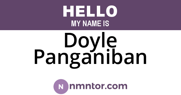 Doyle Panganiban