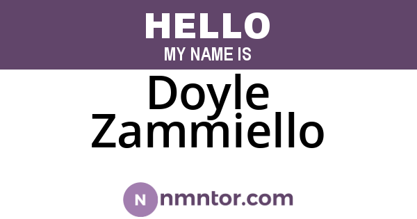 Doyle Zammiello