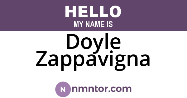 Doyle Zappavigna