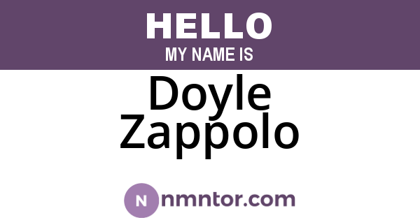 Doyle Zappolo