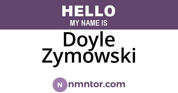 Doyle Zymowski
