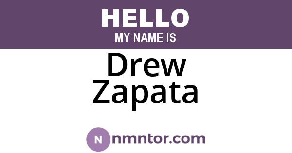 Drew Zapata