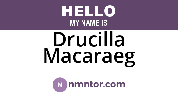 Drucilla Macaraeg