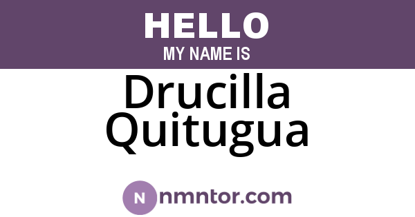 Drucilla Quitugua