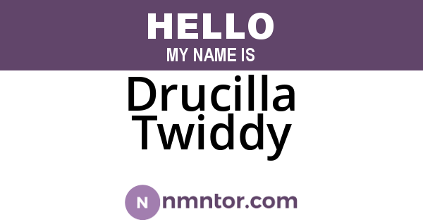 Drucilla Twiddy