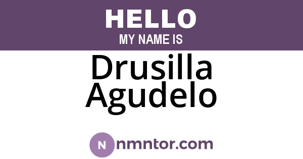 Drusilla Agudelo