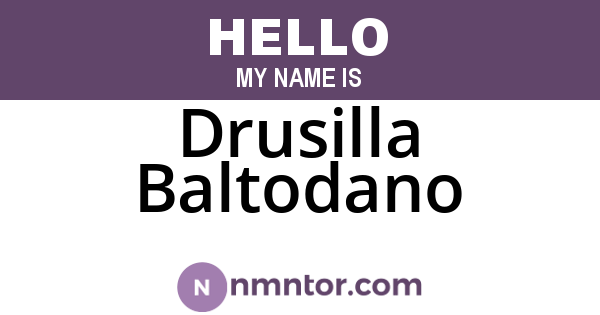 Drusilla Baltodano