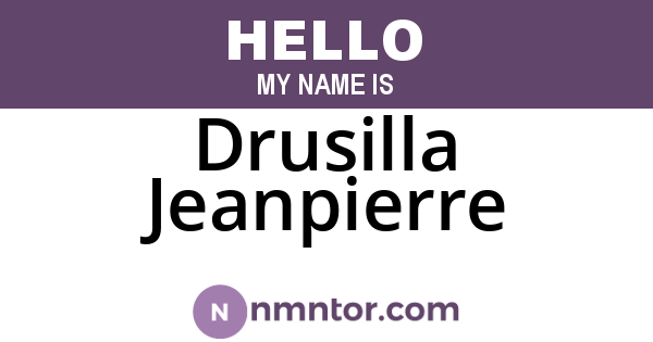 Drusilla Jeanpierre