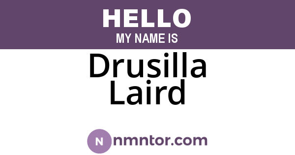 Drusilla Laird