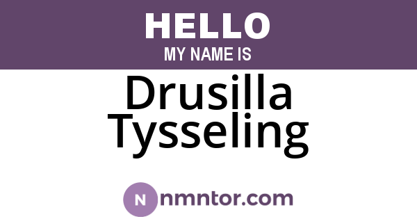 Drusilla Tysseling