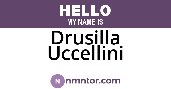 Drusilla Uccellini