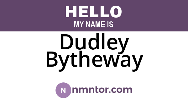 Dudley Bytheway
