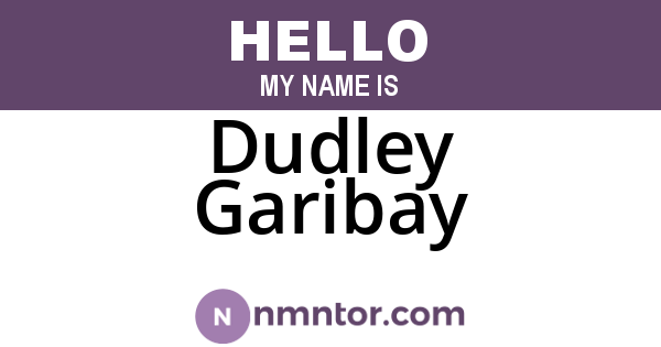 Dudley Garibay