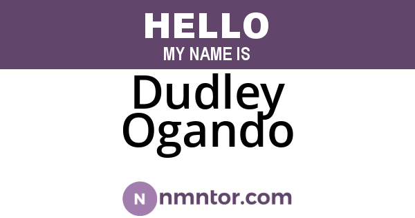 Dudley Ogando