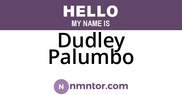 Dudley Palumbo