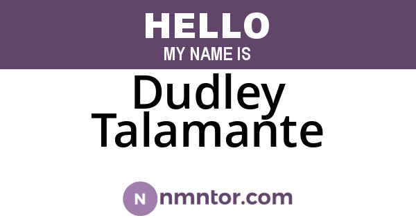 Dudley Talamante