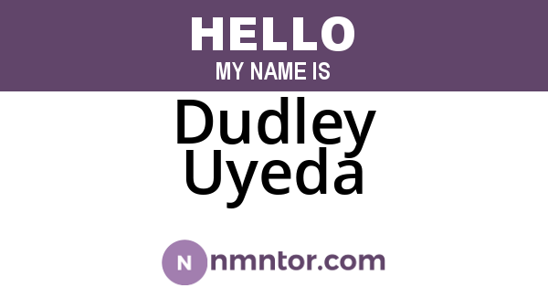 Dudley Uyeda