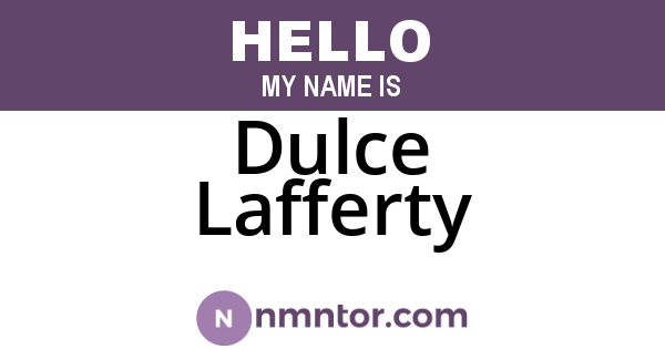Dulce Lafferty