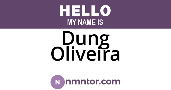 Dung Oliveira