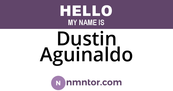 Dustin Aguinaldo