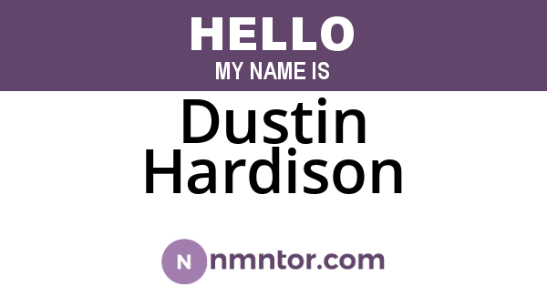 Dustin Hardison