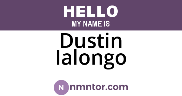 Dustin Ialongo