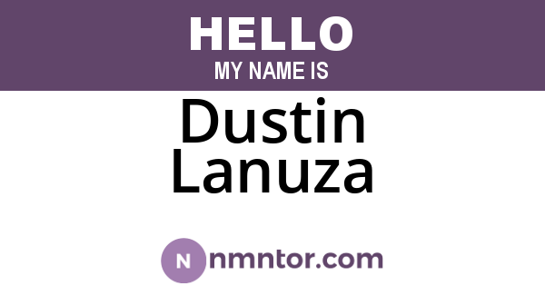 Dustin Lanuza