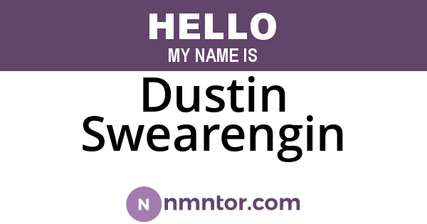 Dustin Swearengin