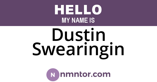 Dustin Swearingin