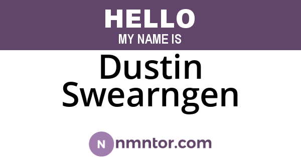 Dustin Swearngen