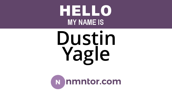 Dustin Yagle